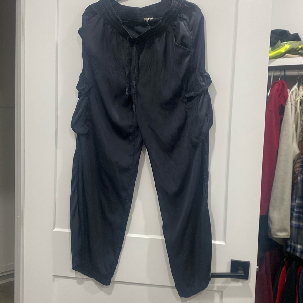 Aerie Satin Cargo pants